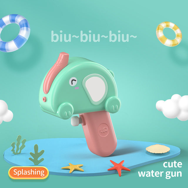 Pistola de Água Infantil com Desenhos Geométricos de Cartoon para Idades 2-3