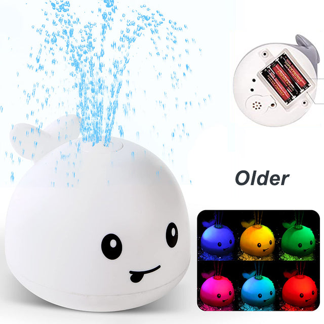 Brinquedos de Banho de Dinossauro com Pulverizador Automático de Água & Luz