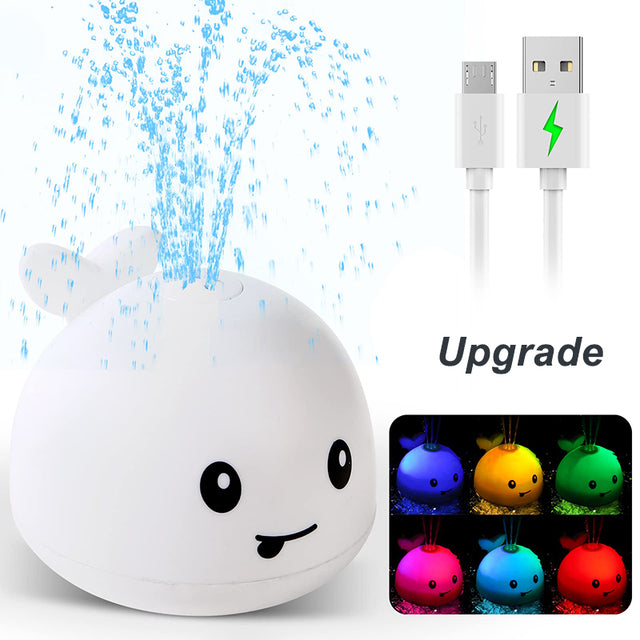 Brinquedos de Banho de Dinossauro com Pulverizador Automático de Água & Luz