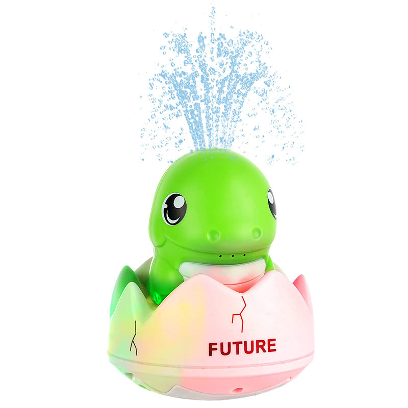 Brinquedos de Banho de Dinossauro com Pulverizador Automático de Água & Luz