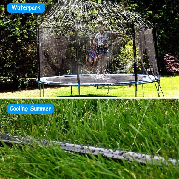Pulverizador de Trampolim para Crianças, Parque Aquático Externo, Adequado para Brinquedos de Jogo de Água Externo para Crianças