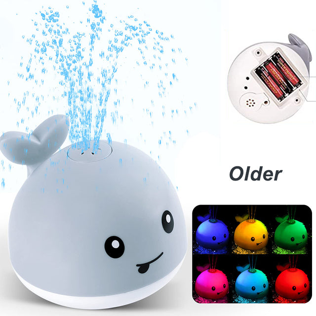 Brinquedos de Banho de Dinossauro com Pulverizador Automático de Água & Luz