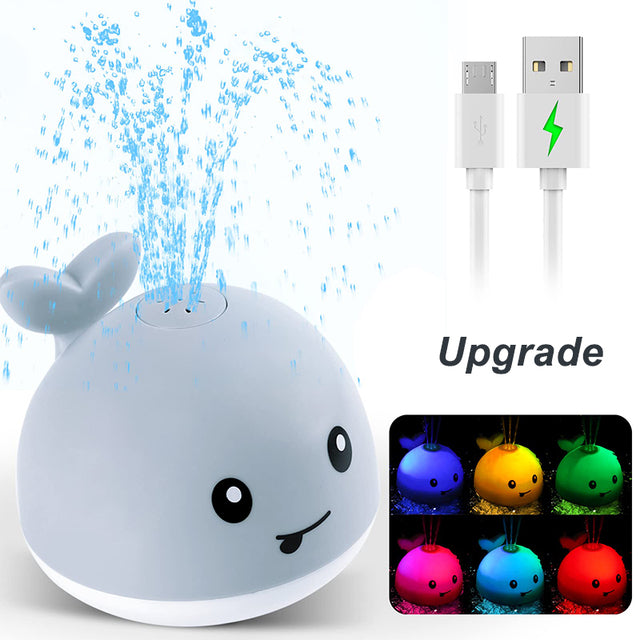 Brinquedos de Banho de Dinossauro com Pulverizador Automático de Água & Luz