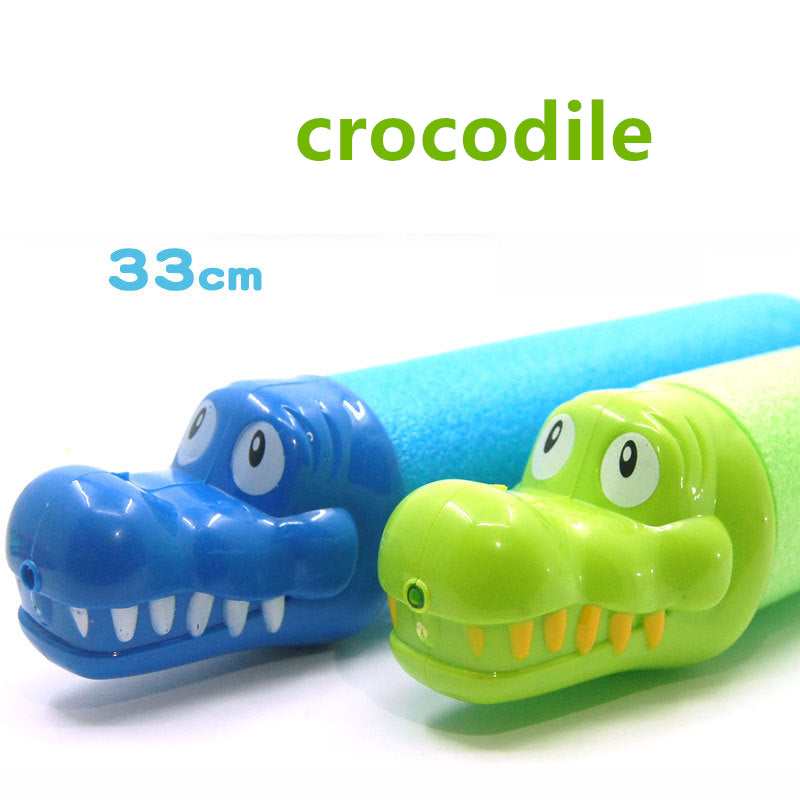 Brinquedo de Praia Pistola de Água com Cabeça de Animal - Tubarão & Crocodilo